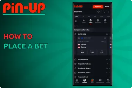 How to Place a Bet Pin-Up Bet app