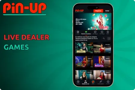 Pin Up app live dealer