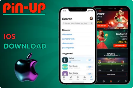 Pin-Up Casino app download on iOS