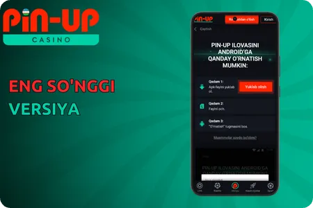 So‘nggi xususiyatlar Pin Up casino skachat