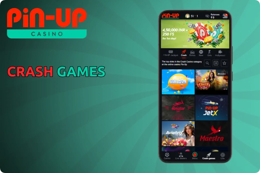 PinUp App Crash games