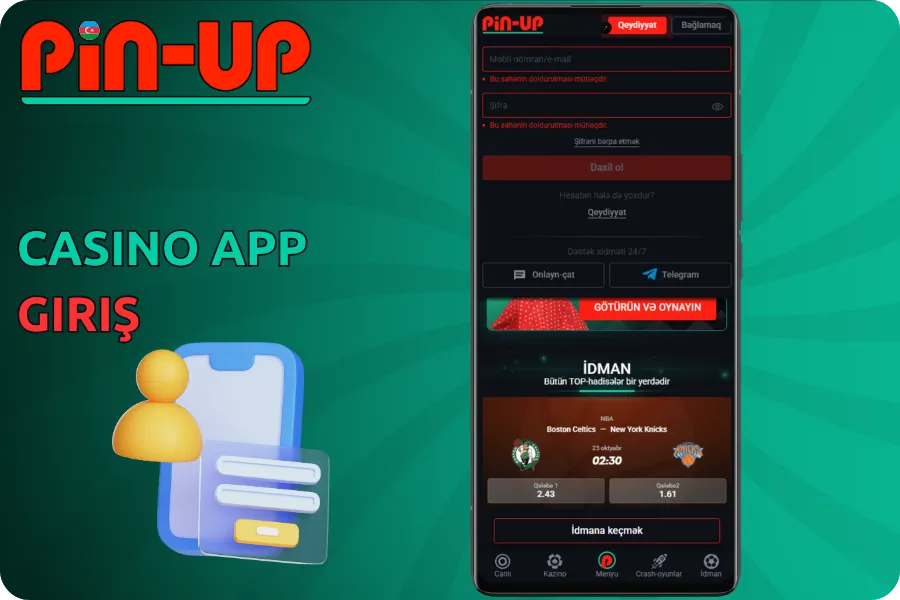 Pin Up Casino App giriş
