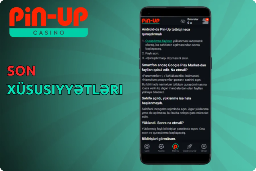 Ən son xüsusiyyətlər haqqında məlumatlar